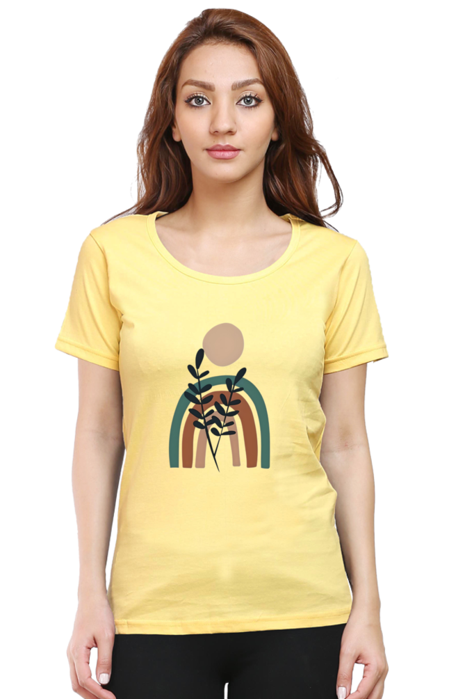 Classic Boho Rainbow Round Neck