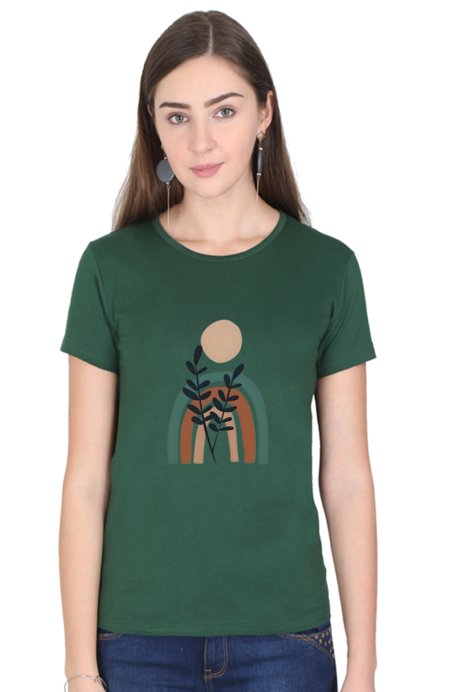Classic Boho Rainbow Round Neck