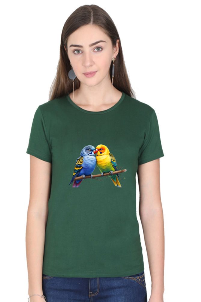 Classic Love Birds Round Neck