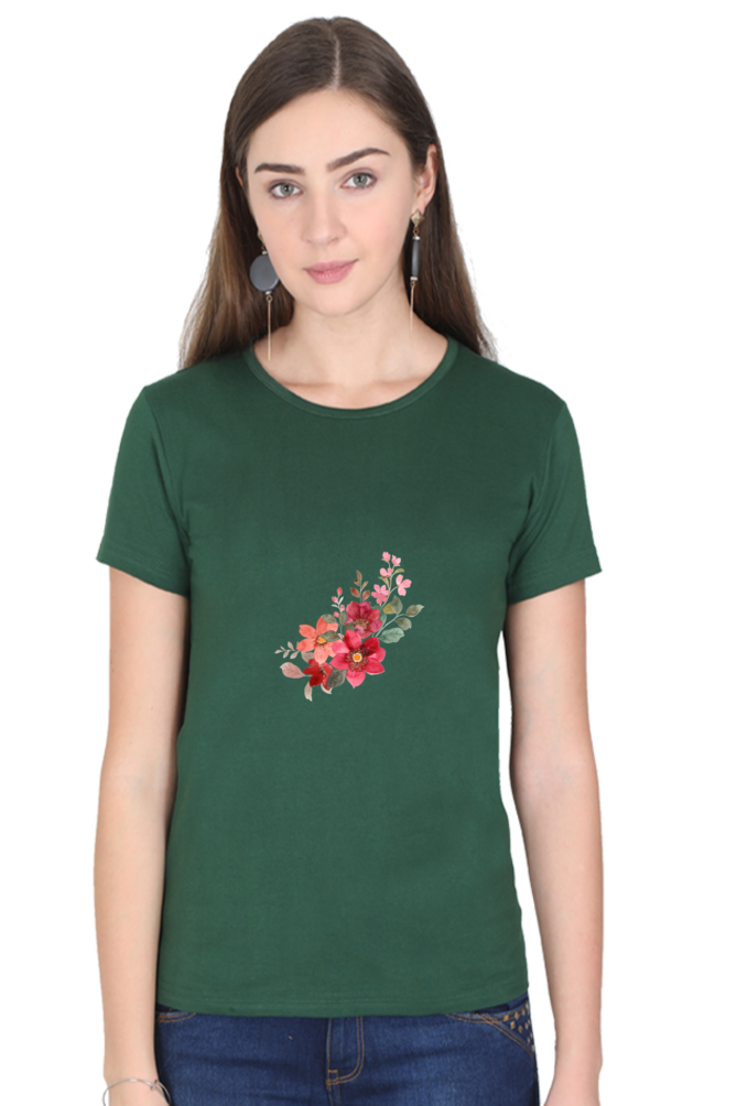 Classic Kempu Huva Art Round Neck