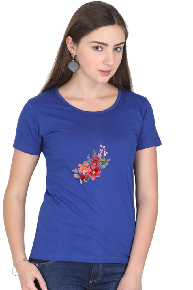 Classic Kempu Huva Art Round Neck