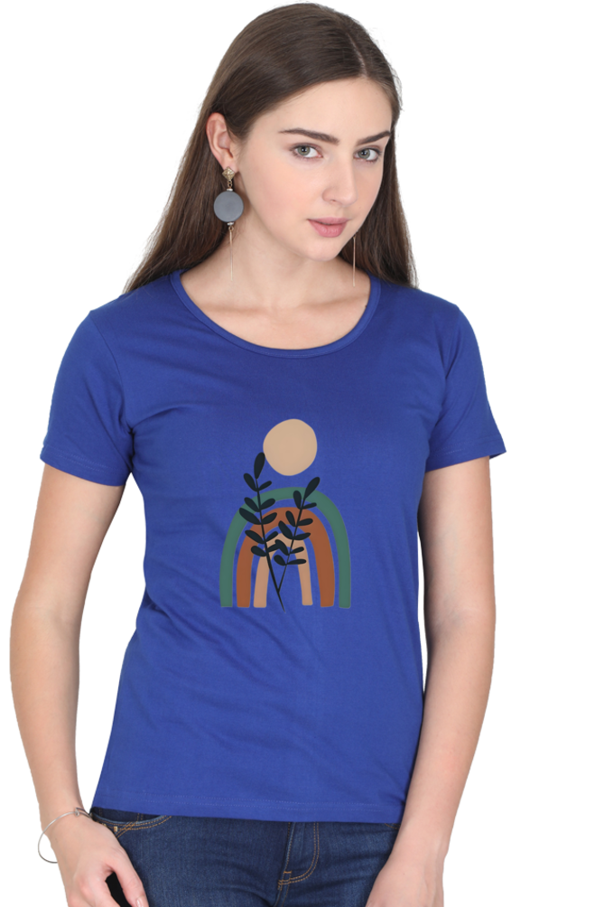 Classic Boho Rainbow Round Neck
