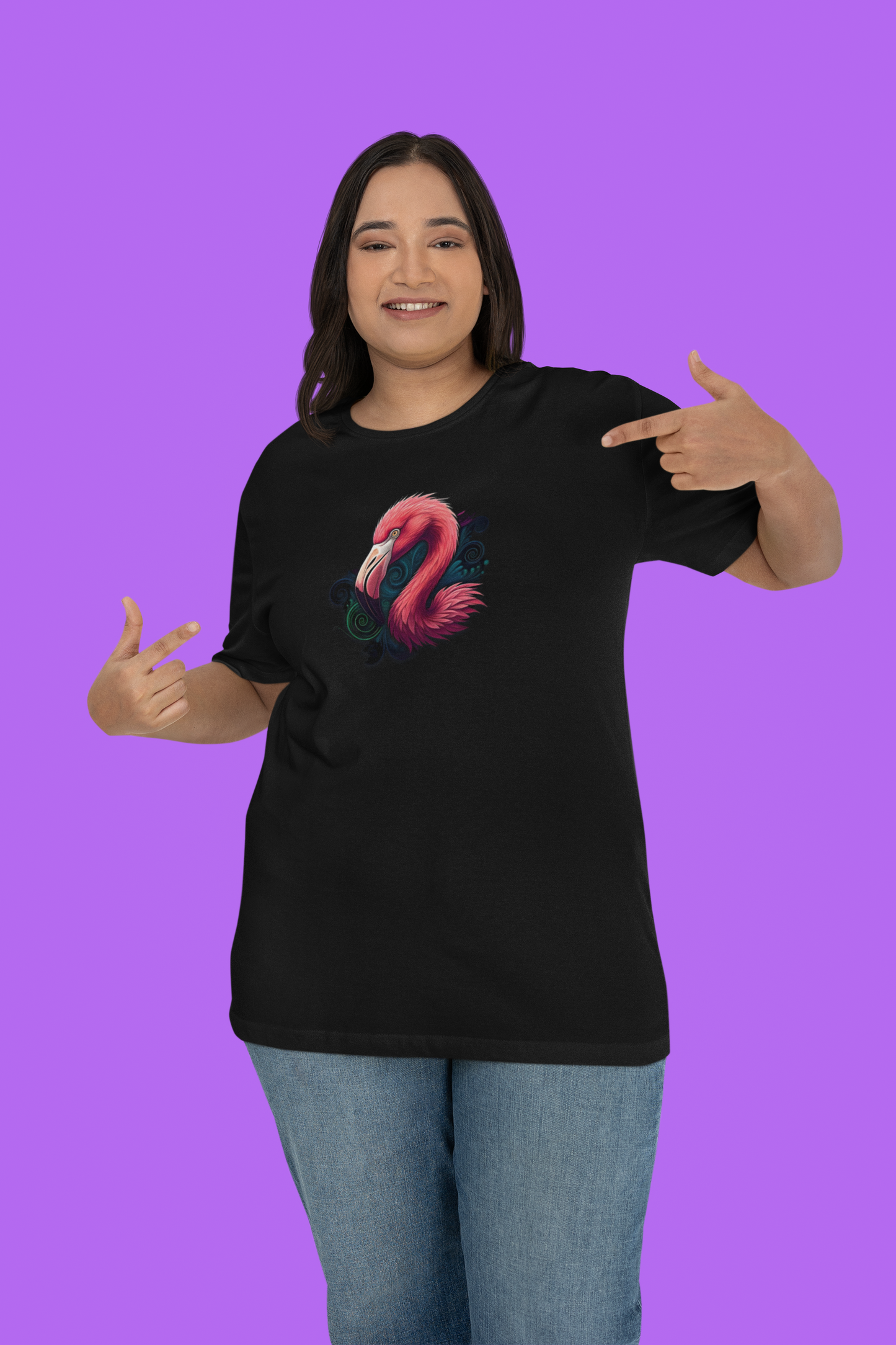 Plus Pink Hamsa T-Shirt
