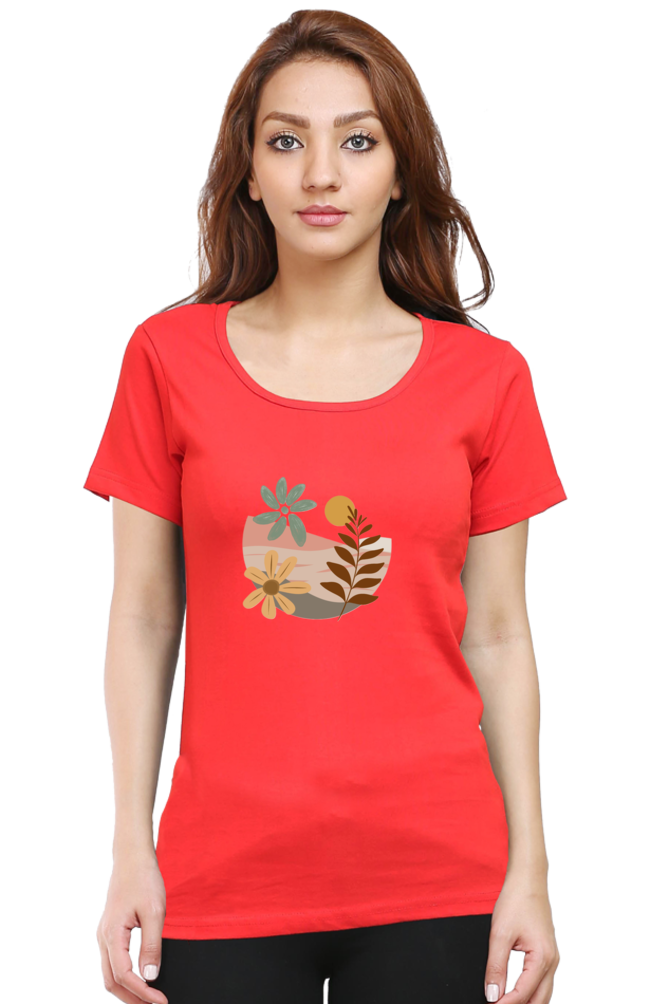 Classic Boho Sunset Round Neck