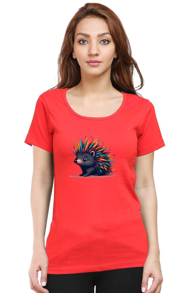Classic Spiky Porcupine Round Neck