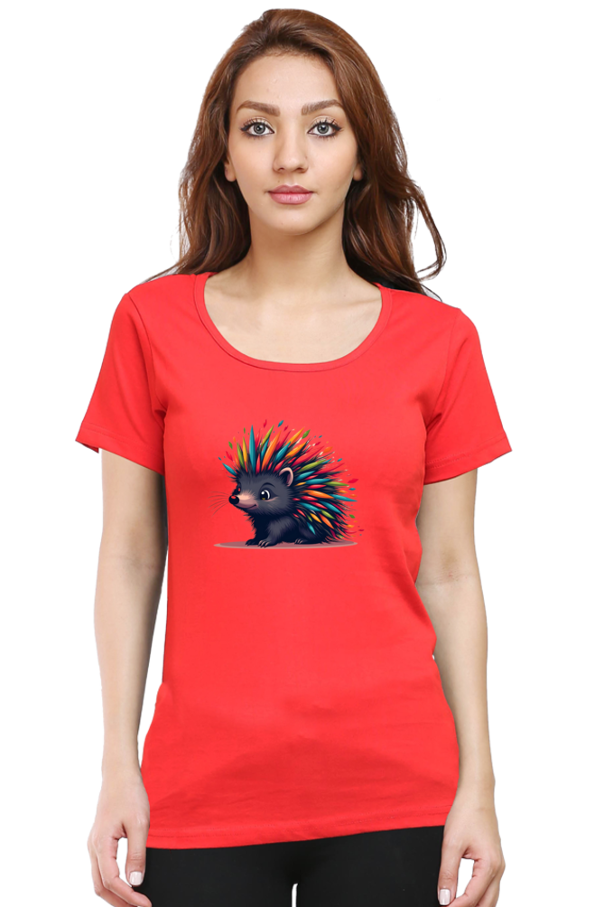 Classic Spiky Porcupine Round Neck