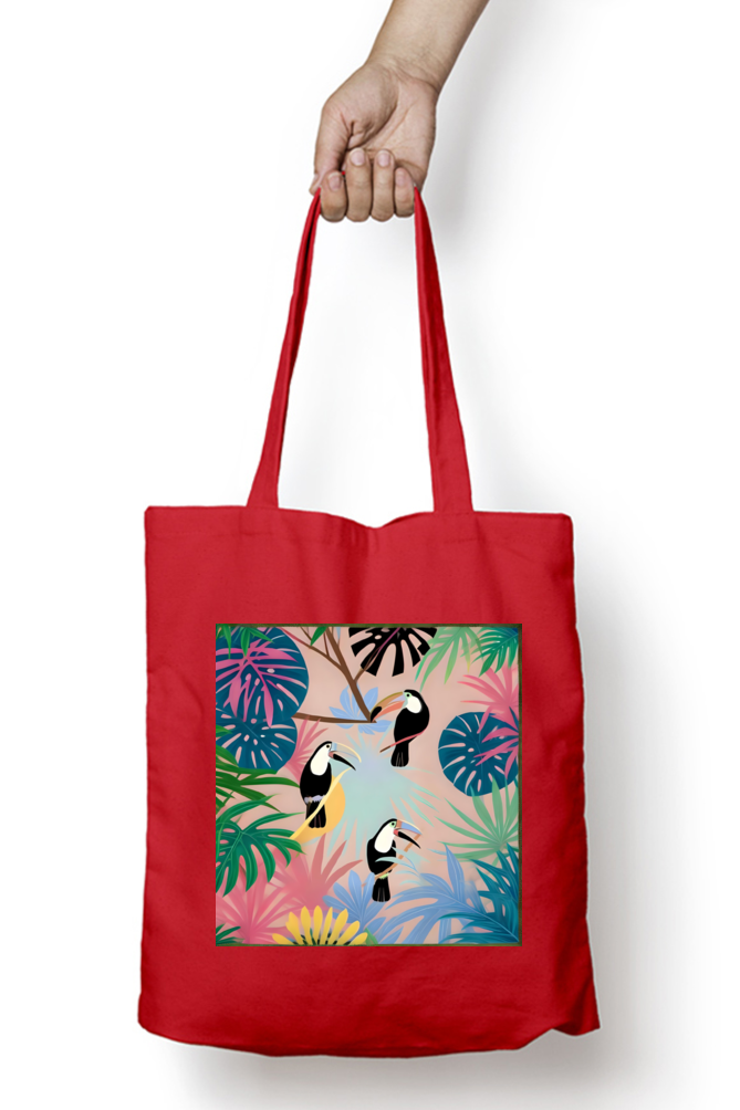 Bannada Toucan Tote bag With Zipper