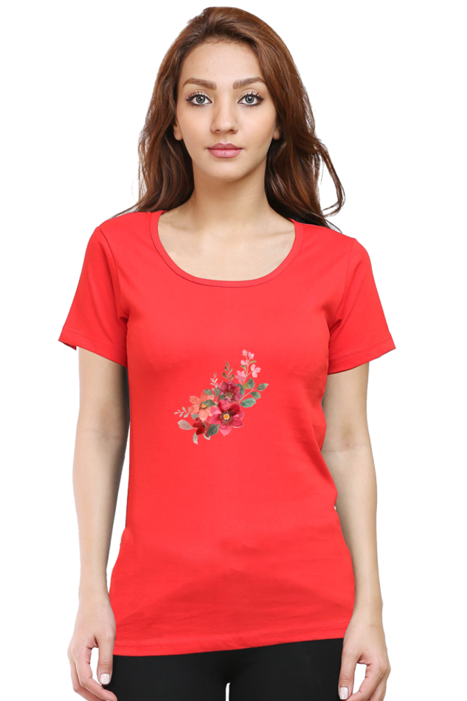 Classic Kempu Huva Art Round Neck
