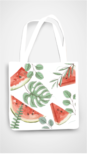 Watermelon Bag No Zipper