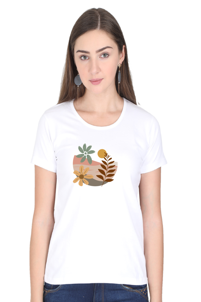 Classic Boho Sunset Round Neck