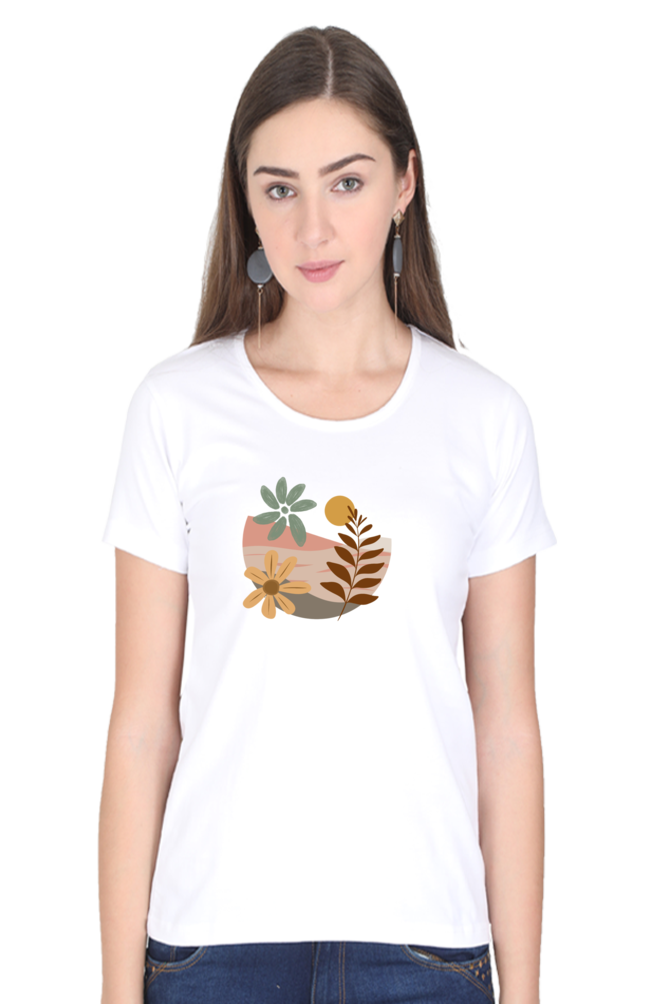 Classic Boho Sunset Round Neck