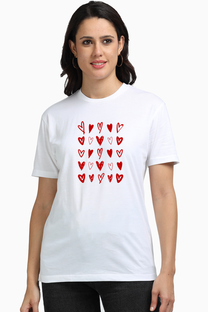 Premium Kempu Hearts T-Shirt