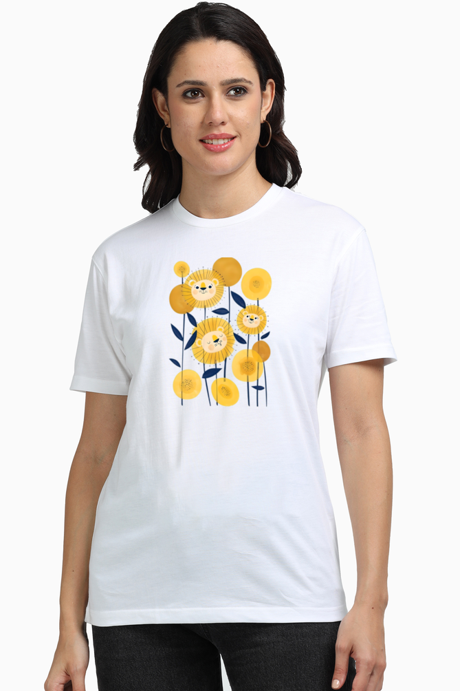 Plus Lion Sunflower T-Shirt