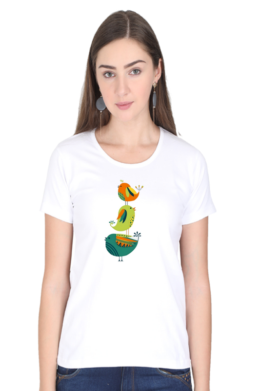 Classic Mooru Pakshi Round Neck