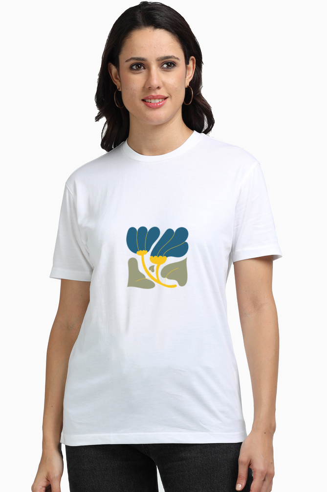 Plus Blue Boho Huva T-Shirt
