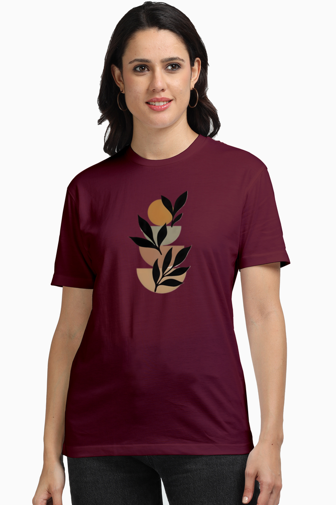 Premium Boho Leaf T-Shirt