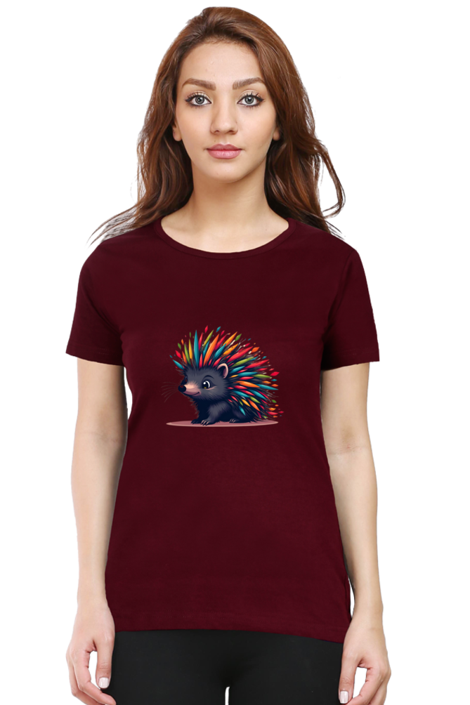 Classic Spiky Porcupine Round Neck