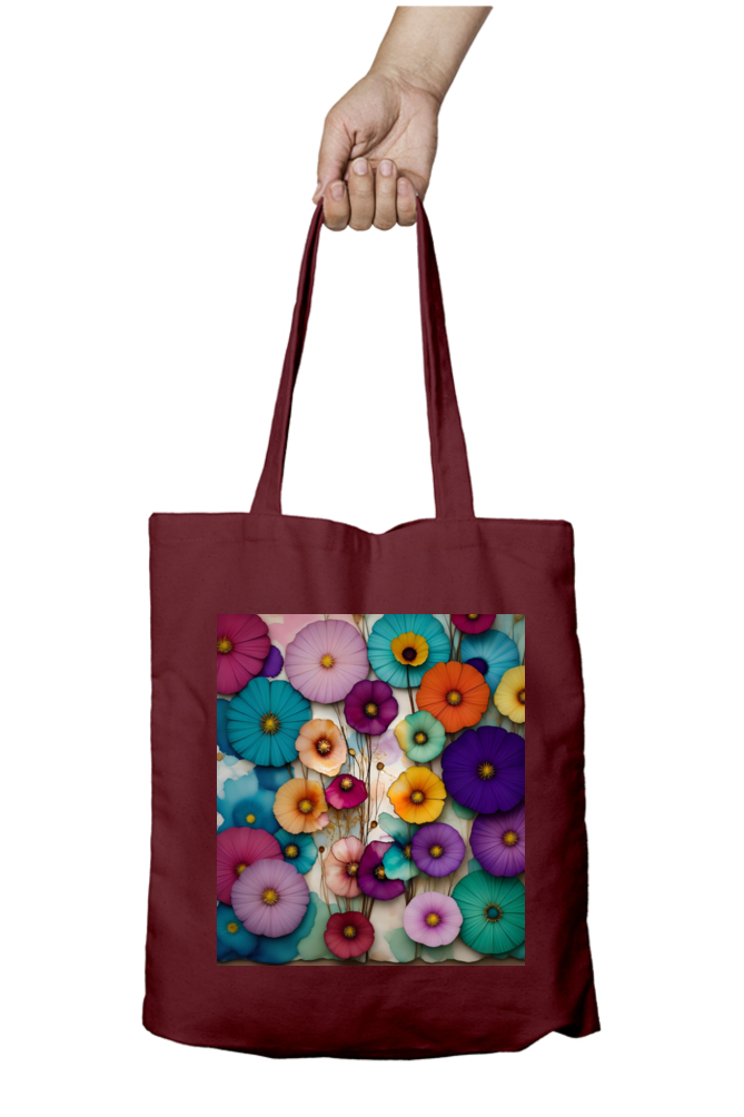 Colourful Huva Tote Bag With Zipper