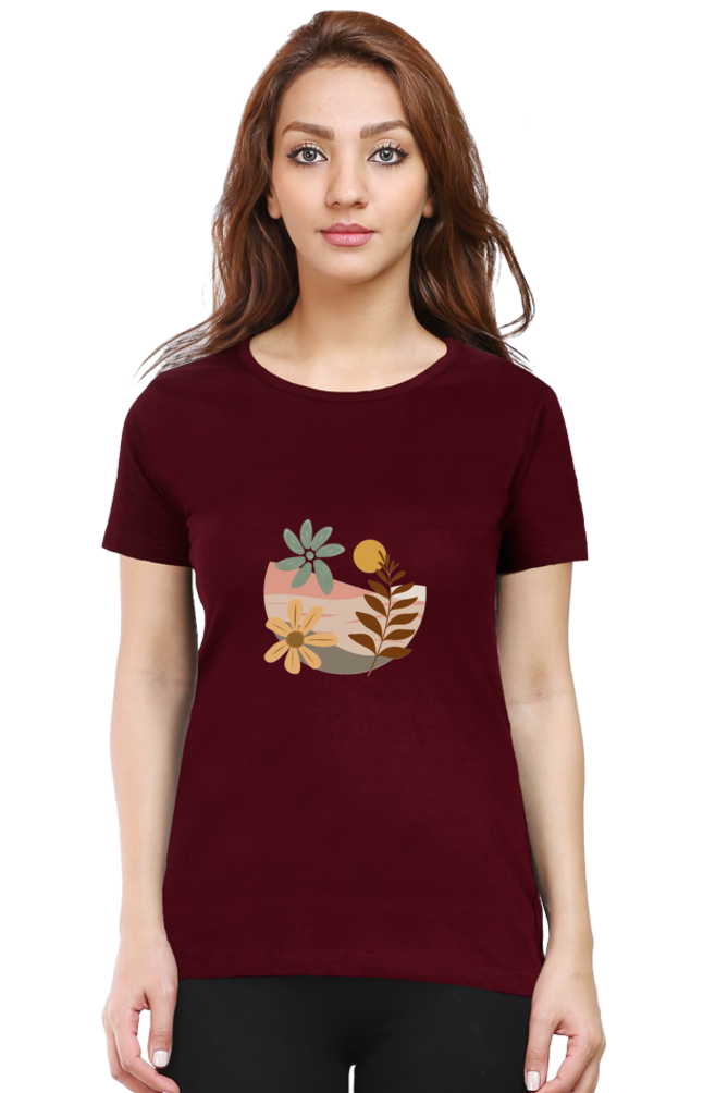 Classic Boho Sunset Round Neck