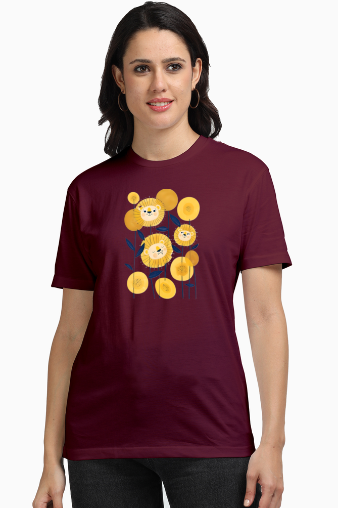 Plus Lion Sunflower T-Shirt