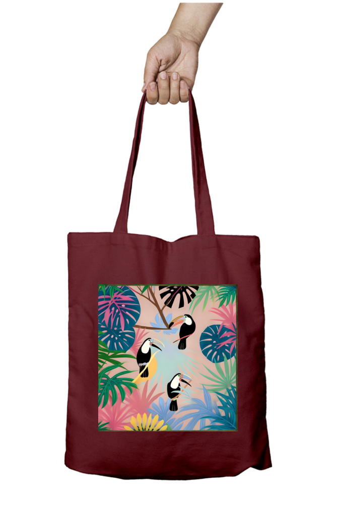 Bannada Toucan Tote bag With Zipper