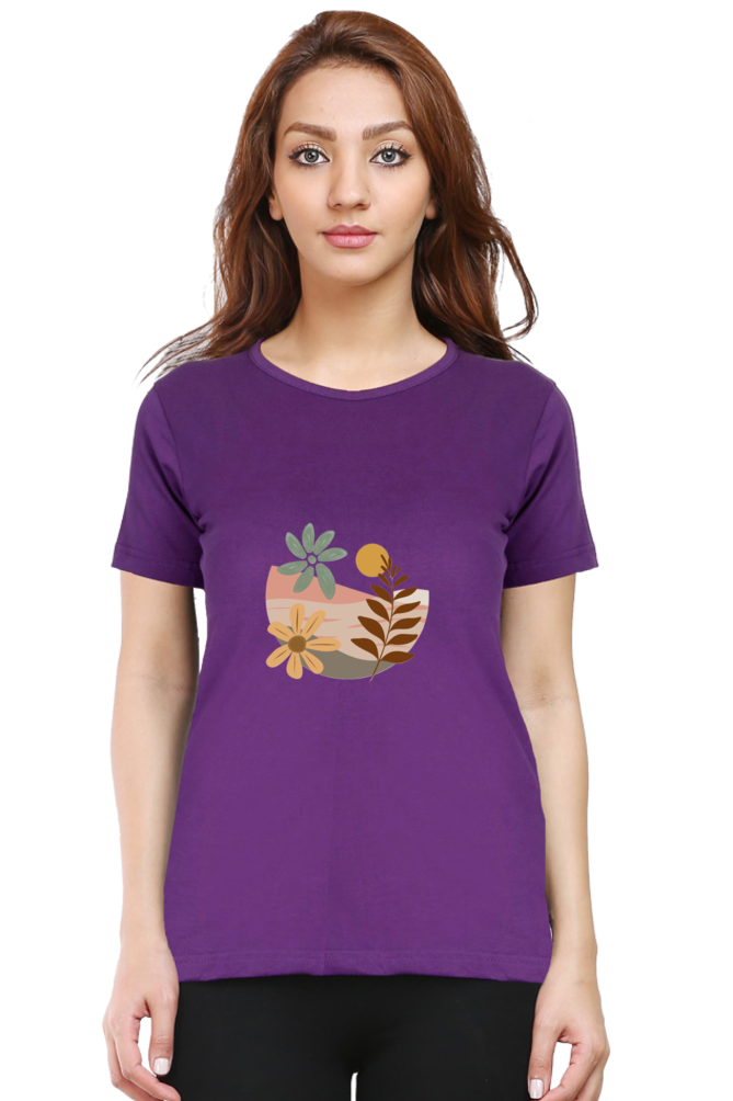 Classic Boho Sunset Round Neck