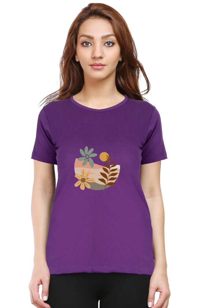 Classic Boho Sunset Round Neck