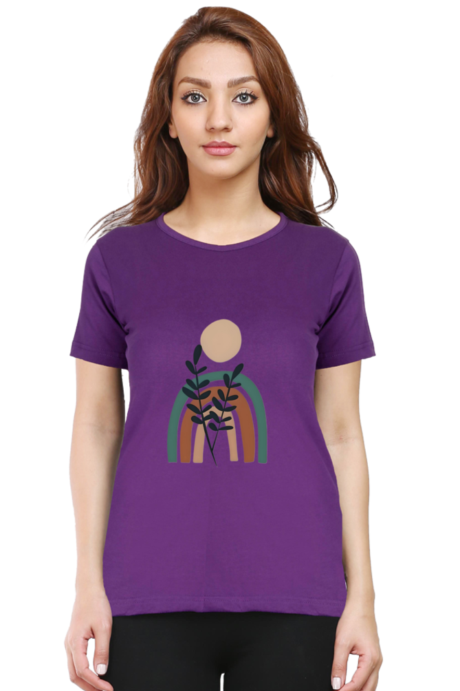 Classic Boho Rainbow Round Neck