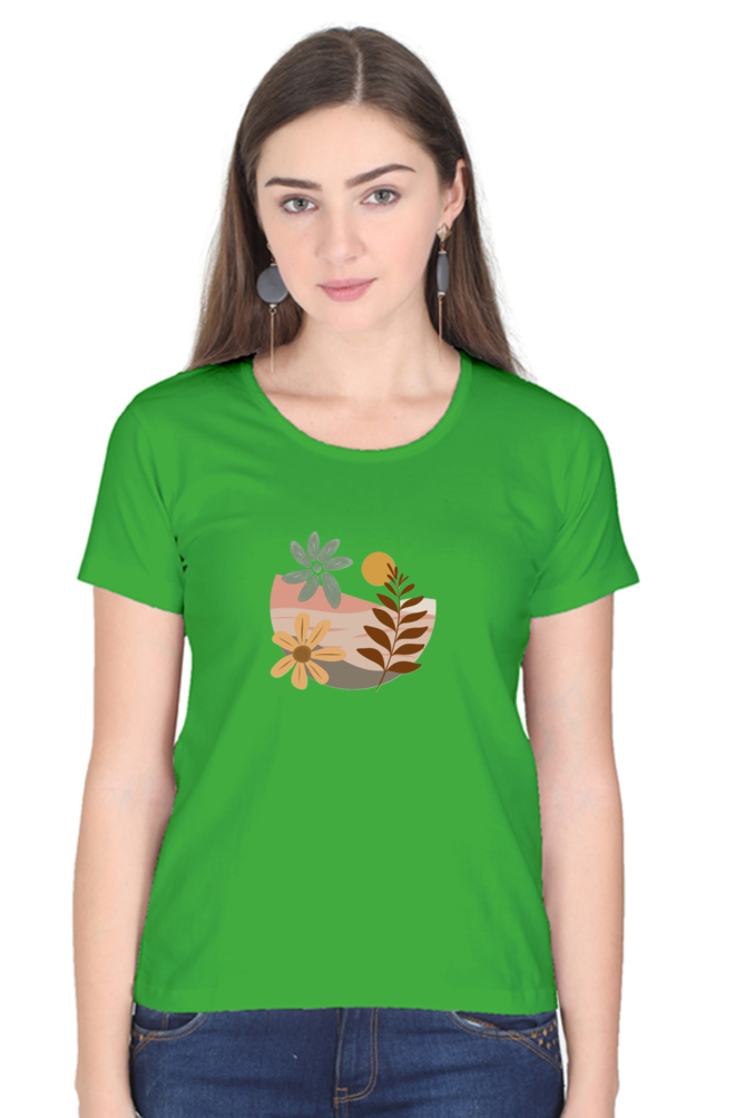 Classic Boho Sunset Round Neck