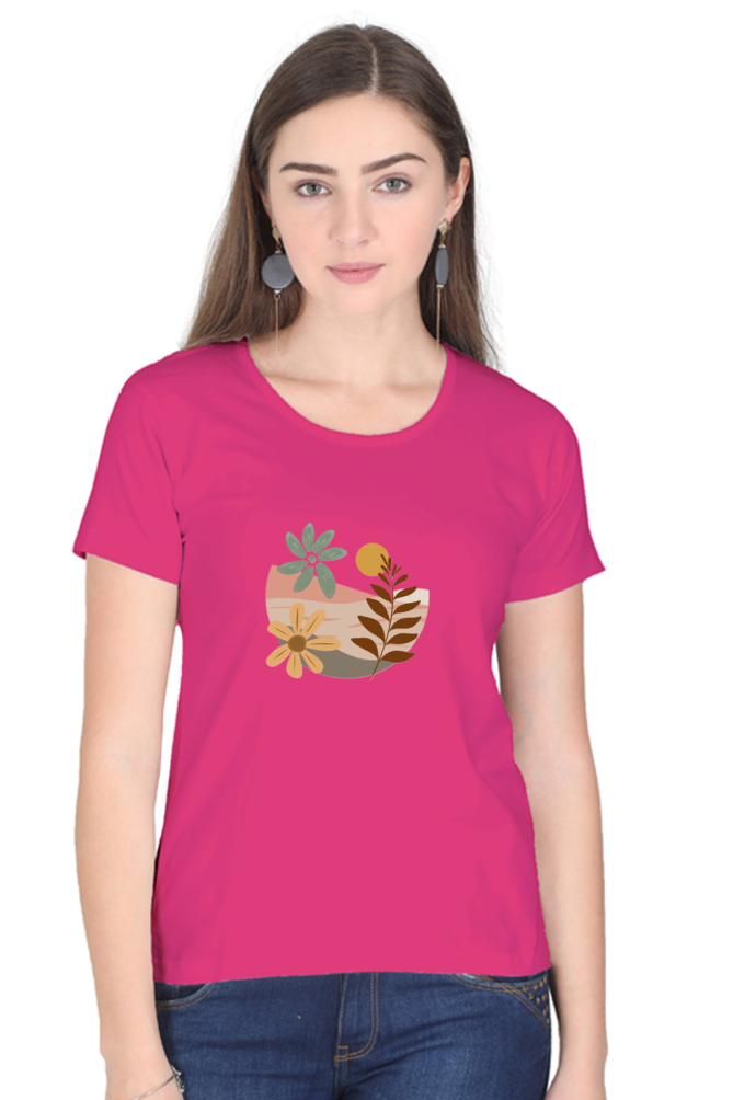 Classic Boho Sunset Round Neck
