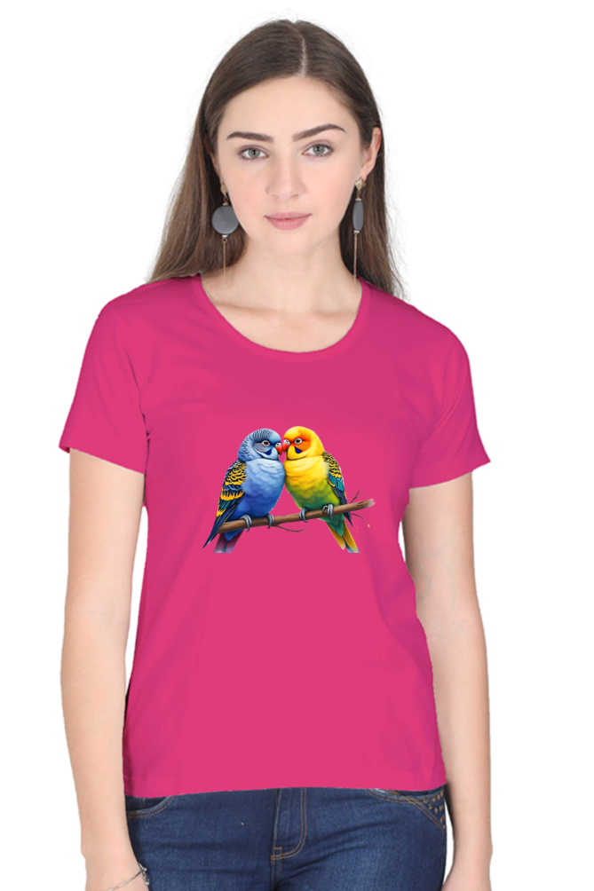 Classic Love Birds Round Neck