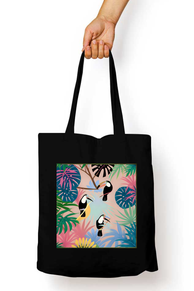 Bannada Toucan Tote bag With Zipper