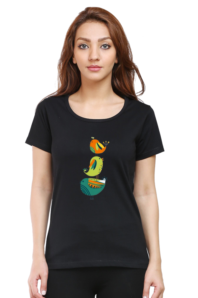 Classic Mooru Pakshi Round Neck