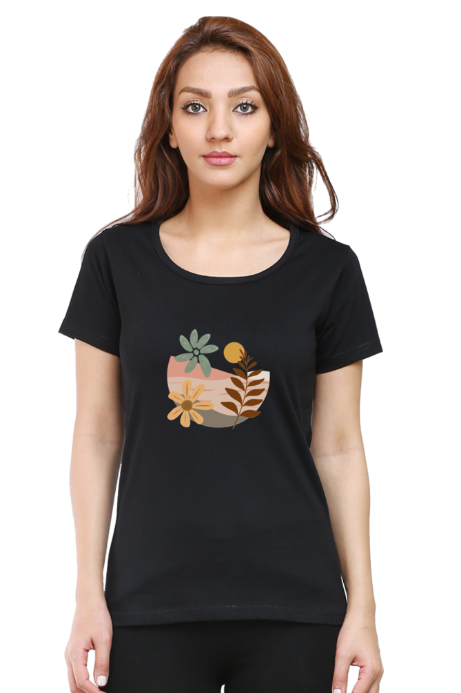 Classic Boho Sunset Round Neck