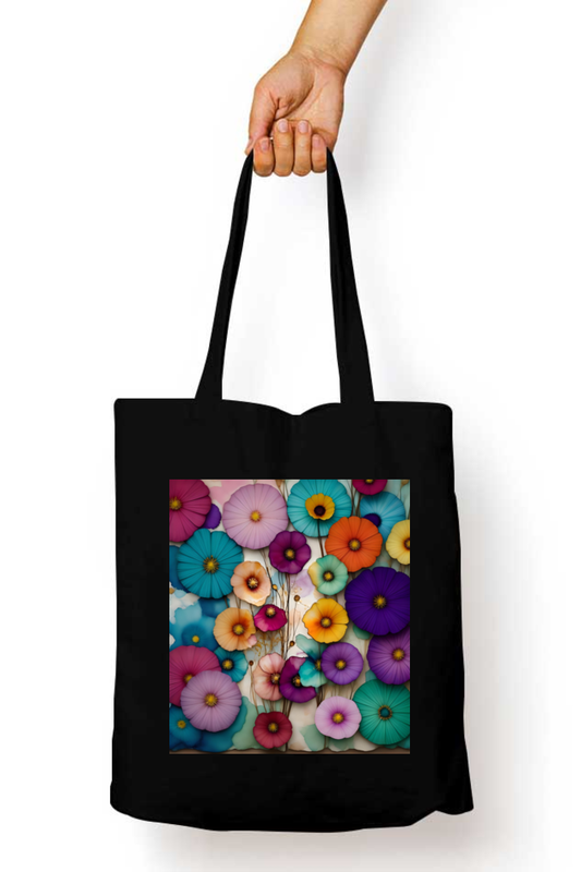 Colourful Huva Tote Bag With Zipper