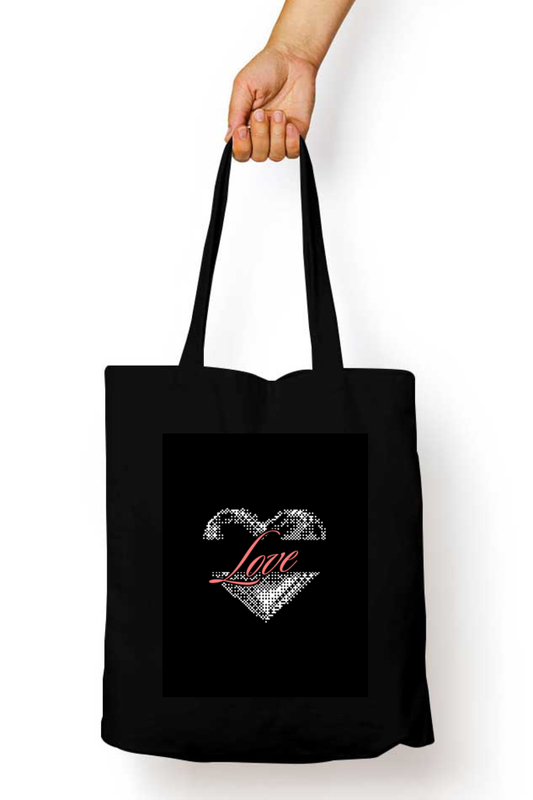 Kappu Love Tote bag With Zipper