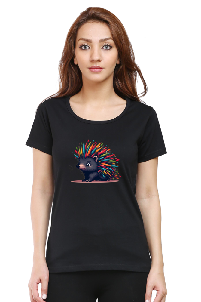 Classic Spiky Porcupine Round Neck