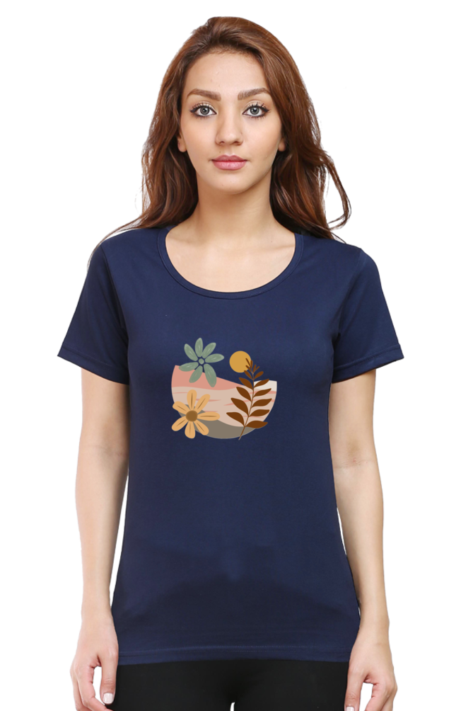 Classic Boho Sunset Round Neck