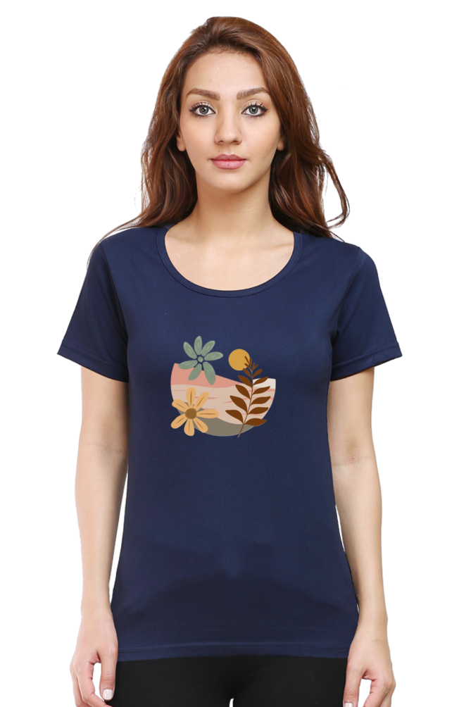 Classic Boho Sunset Round Neck