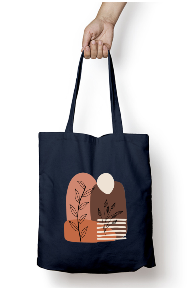 Boho  Banna Tote Bag with Zipper
