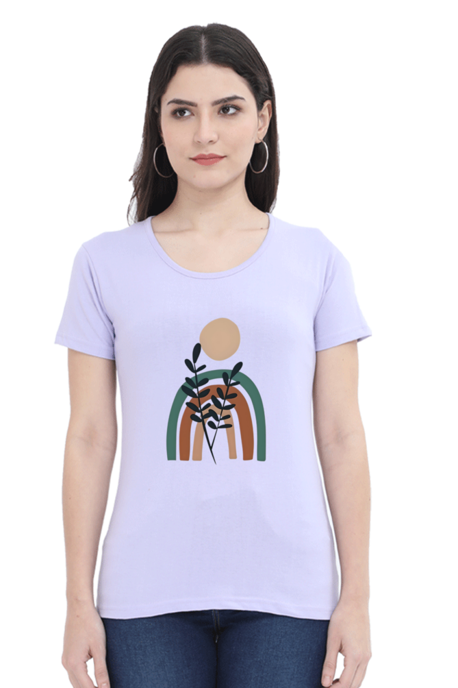 Classic Boho Rainbow Round Neck
