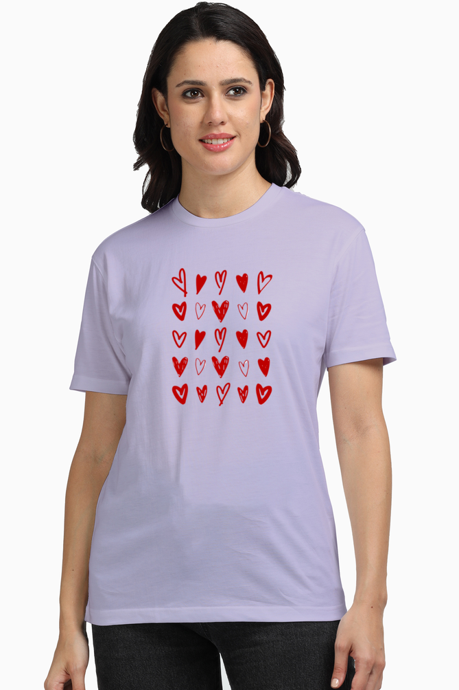 Premium Kempu Hearts T-Shirt