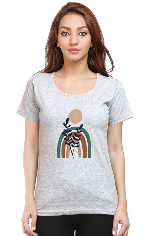 Classic Boho Rainbow Round Neck
