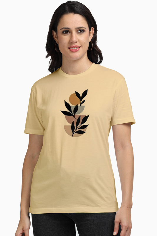 Premium Boho Leaf T-Shirt