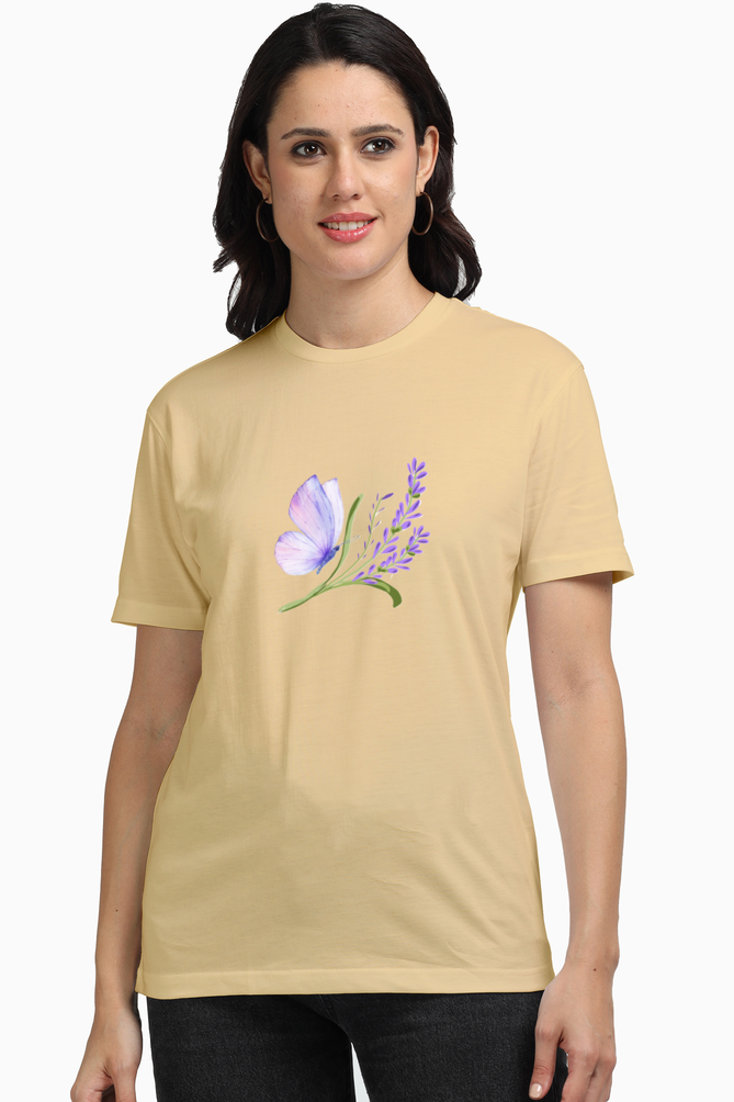 Plus Lavender Chitte T-Shirt