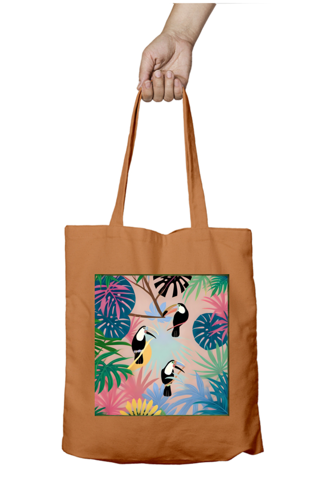 Bannada Toucan Tote bag With Zipper