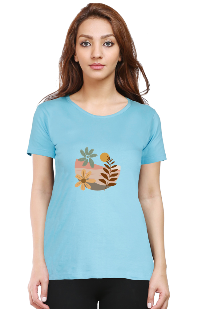Classic Boho Sunset Round Neck