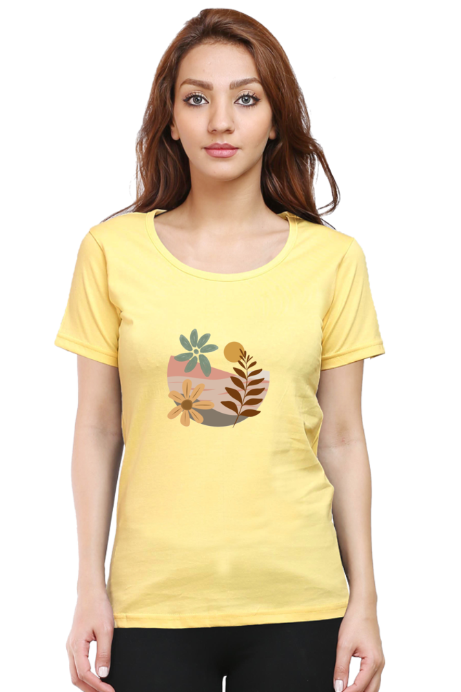 Classic Boho Sunset Round Neck