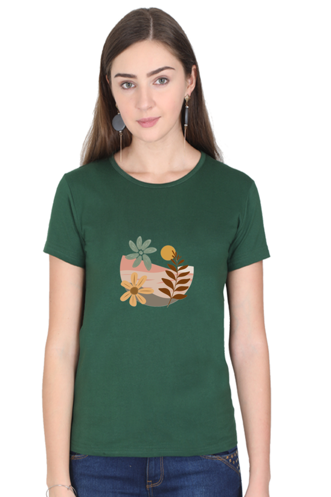 Classic Boho Sunset Round Neck