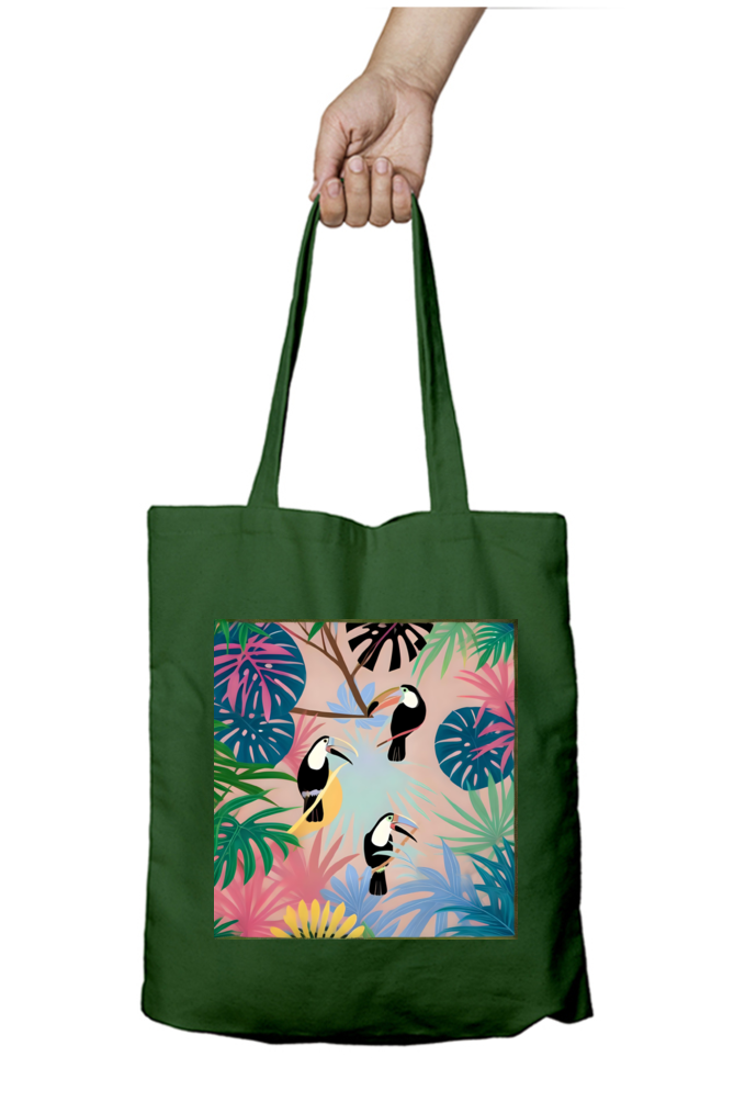Bannada Toucan Tote bag With Zipper